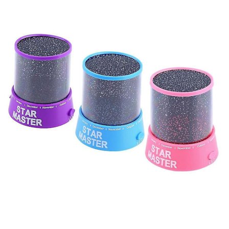 Romantisk Cosmos Måne Stjerne Master Projektor Natlys