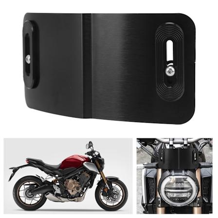 Motorcykel Vindskærm CNC Aluminium Legering Vindafviser Forlygte Fairing Udskiftning til CB650R 2019 2020 Sort
