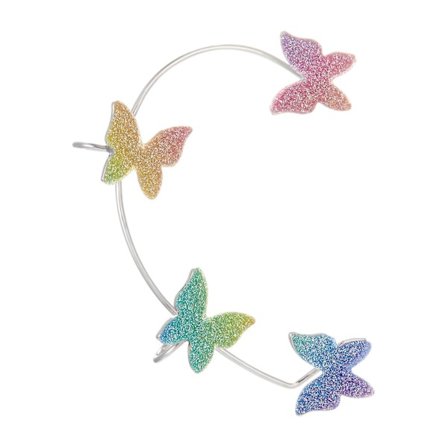 Luminous Fjärilsörhänge En Örhänge Fjäril Luminous Örhängen Utan Piercade Öron