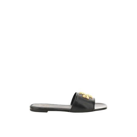 Tory Burch, slides Zwart, Dames, Maat:37 EU,leer