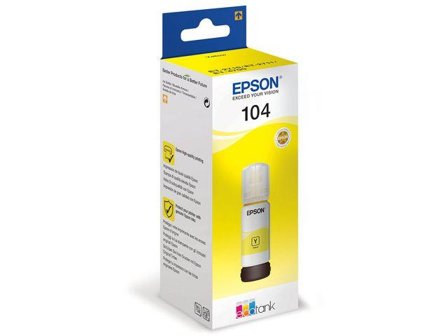 Epson EcoTank 104 - gul - original - blekkbeholder