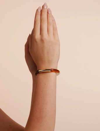 SNÖ of Sweden Becky Small Elastic Brace G/Mix Orange - Onesize - Multi/patterned - ONE SIZE