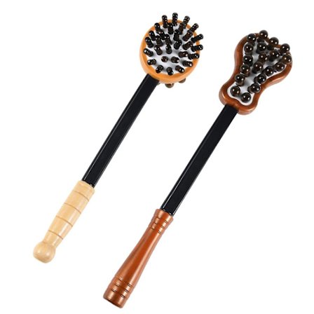 Puinen hierontavasara selän ja pään rentoutukseen