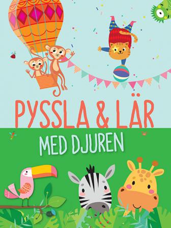 Pyssla & lär med djuren - Bok - Häfte