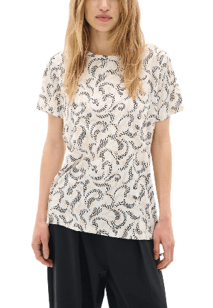 Inwear AlmaIW Print T-shirt T-shirts Dam Beige XL