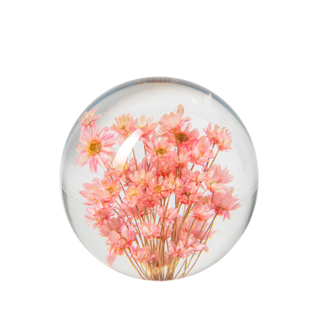 In Flore Fleur Pappersvikt, Brevtyngd Inredningsdetaljer Rosa