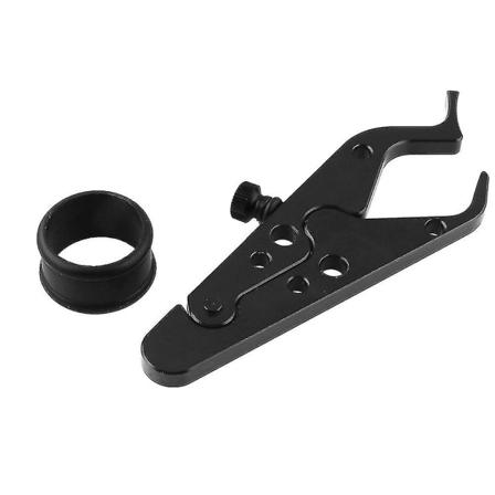 Universal moottoripyörän kaasulukon silikonirengas, 1 set, musta