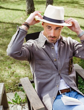 edd. Beads Bracelet 8Mm - Brown - M 20 cm