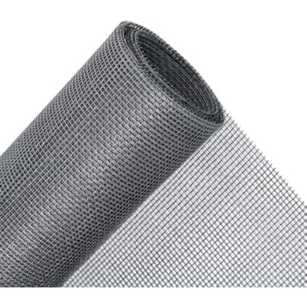 Hyttysverkko rulla 120 x 250 cm, hyttysverkkokangas metritavarana ikkunoihin, säädettävä ja kestävä lasikuitu, naarmuuntumaton, harmaa