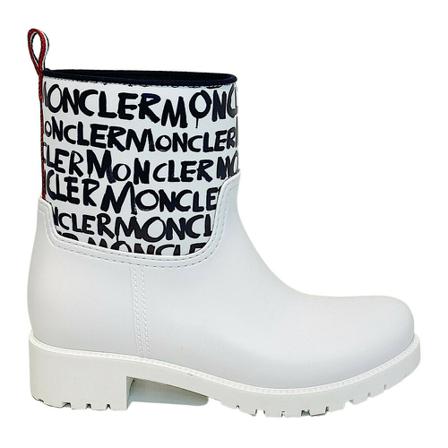 Moncler, Ginette Rain Boots Biały, Kobieta, Rozmiar: 37 EU