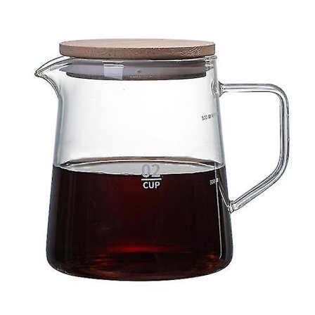 500 ml Glaskanna Värmebeständig Tekanna Med Lock
