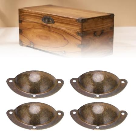 20 stk håndtak dumplings form jernmateriale unikt retro elegant fast skuff håndtak for møbler skap