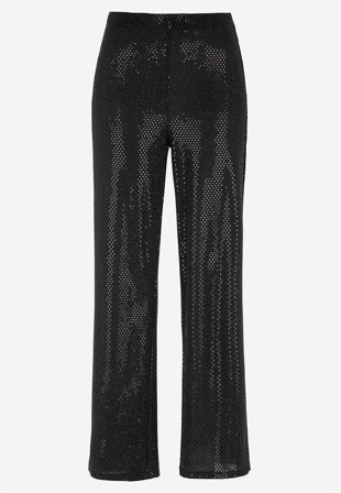 Cellbes of Sweden - Festbyxa med paljetter - svart / glitter - för damer - 50/52