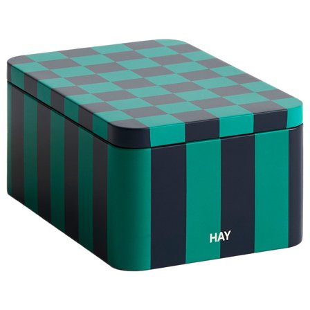 Hay Tin förvaringslåda small, green/dark blue | Fler produkter > Förvaring > Behållare | Bagaren och Kocken