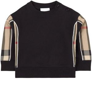Kids - Burberry Black Milly Check Sweatshirt 2 Years - Jumpers and knitwear - 2 years - Black - Mädchen