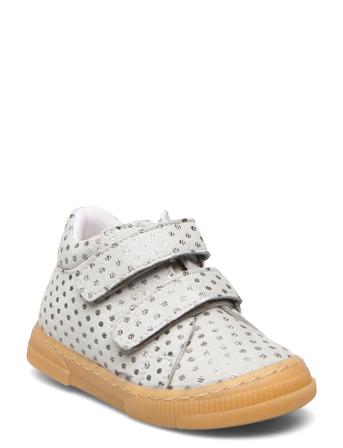 Shoes - Flat - With Lace Lave Sneakers Grå ANGULUS*Betinget Tilbud