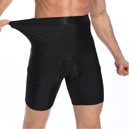Magekontroll Shapewear slankende shorts SVART M