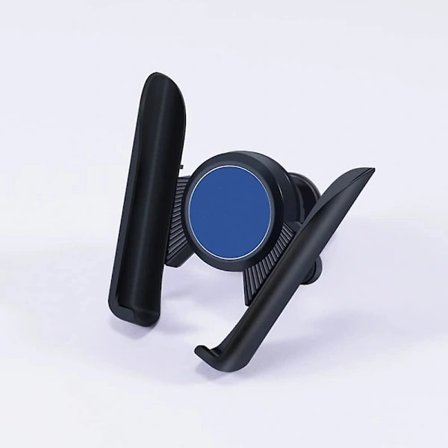 Mini Car Phone Mount with Automatic Clamping, Blue