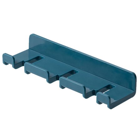 Väggmonterad pluggkrok Multipurpose tandborste hängande stativ Ingen borrning Badrumsadhesiv krok