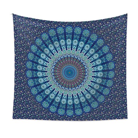 Veggteppe Veggdekor 150X200cm Bohemsk Hippie Mandala
