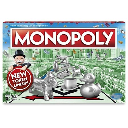 Monopoly-spill, Familiespill for 2 til 6 spillere, Monopoly-spill for barn fra 8 år