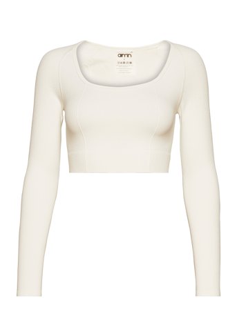 aim ́n | Luxe Seamless Crop Long Sleeve | L