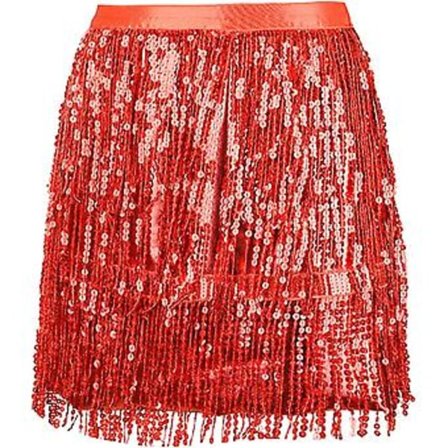 Paljettklänning med Glittrande Fransar Mode Glittrande Klänning Fransklänning Glitterklänning Volangklänning