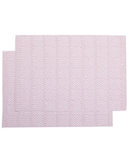 Dækkeservietter Ines 2-pak Rosa