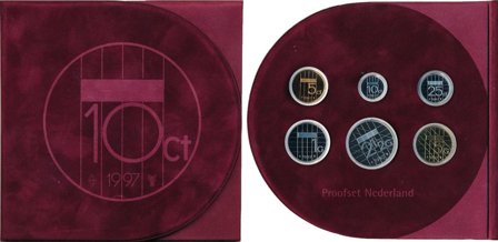 Holland 1997 - Proof møntsæt - Tema 10 cent