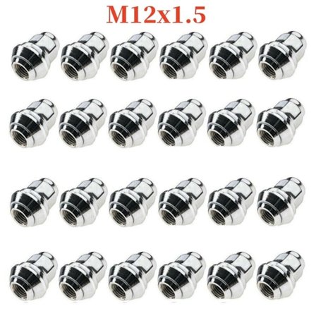 24 kpl Radamutterit Kartio-Pultti Mondeo M12x1,5 SW 19 Ford Alumiinivanteille Fiesta