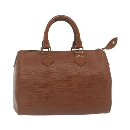 Louis Vuitton Vintage, Pre-owned Speedy 25 Bruin, Dames, Maat:ONE Size,leather