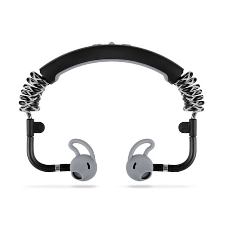 Trådlösa Bluetooth-hörlurar Handsfree In-ear-headset Mini-hörlurar för sportkörning (grå)