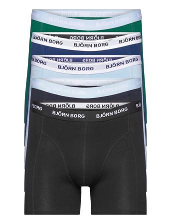 Essential Boxer 5P Boxerkalsonger Svart Björn Borg