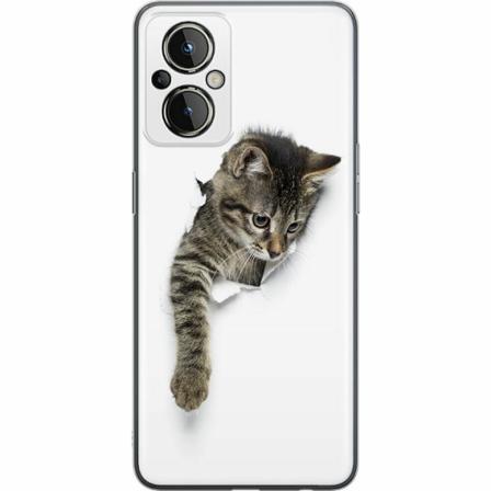 Oneplus Nord N20 5g Mjukt Skal - Curious Kitten
