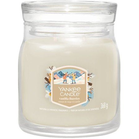 Yankee Candle Signature Medium Jar Vanilla Flurries 368g