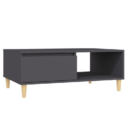 Vidaxl Soffbord Grå 90x60x35 Cm Spånskiva Grå