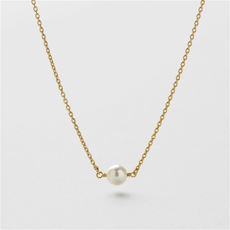 Shell Pearl Necklace