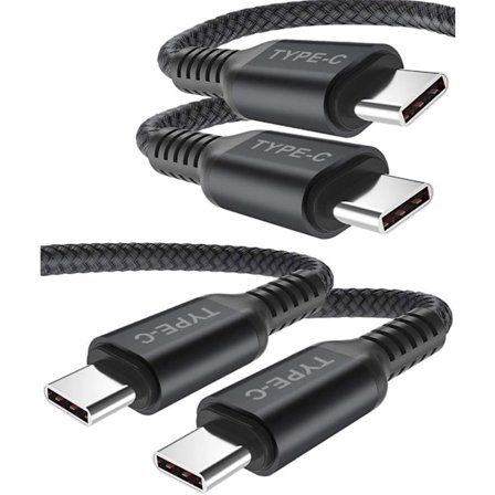 (4st)1 Meter - USB-C Quick Charge Laddare / Kabel / Typ-C -C