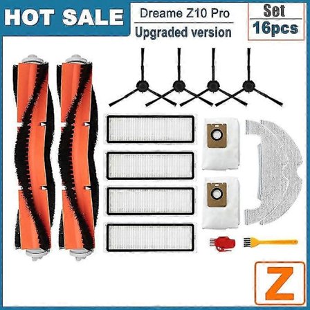 Filter Støvposer Til Xiaomi Dreame Z10 Pro L10 Plus Moppeklud Hoved Sidebørste Støvsuger Tilbehør Reservedele Til Hjemmet