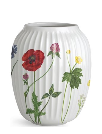 Hammershøi Summer Vase H21 Cm Wild Flowers White Kähler