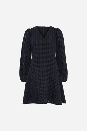 CAMILLA PIHL - Margot Dress - Navy Check - 34