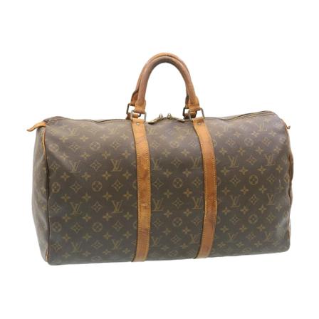 Louis Vuitton Vintage, Pre-Owned Keepall 50 bag Bruin, unisex, Maat:ONE Size