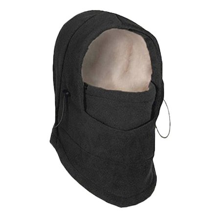 Dame Winter Balaclava Hat med Integreret Halsvarmer Tyk Varmt Polar Dobbeltlags Vindtæt Justerbar Fuld Beskyttelse Udendørs Rejse Koldt Vejr Cykling