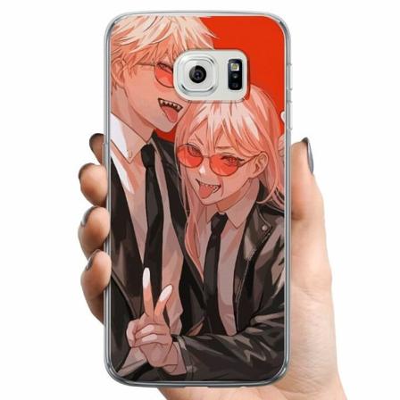 Samsung Galaxy S6 Edge Tpu Mobilskal Chainsaw Man