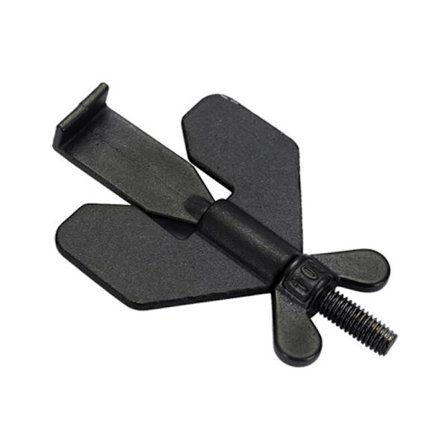 Bærbar hoteldørslås, bo alene, selvforsvar dørstopper, rejse anti-tyveri dørstopper, børnesikkerhed dørstopper, hjem sikkerhedslås (sort)