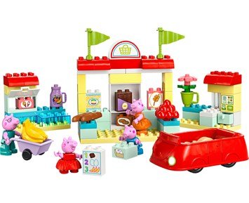 DUPLO Peppa Pig Stormarknad 10434 - LEGO DUPLO Greta Gris Stormarknad 10434