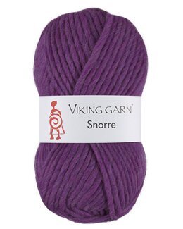 Garn Snorre 100g Lila