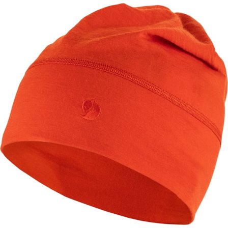 Fjällräven Abisko Lite Wool Beanie OneSize - unisex - Flame Orange - Kasket, Lues & beanies