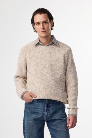 NN.07 Jacobo 6673 Pullover Herren Khaki Baumwollmix
