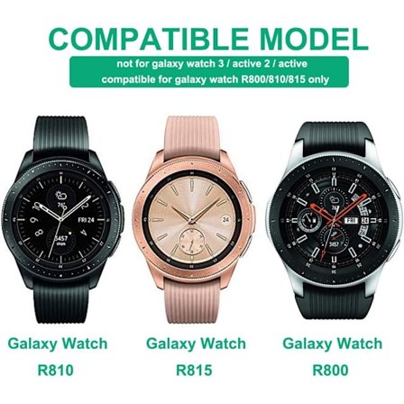 Laddare för Samsung Galaxy Watch 1 42mm/46mm, ersättningsladdningsdocka för Galaxy Watch SM-R800/R810/R815 Smart Watch (svart)